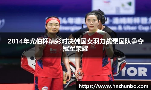 2014年尤伯杯精彩对决韩国女羽力战泰国队争夺冠军荣耀